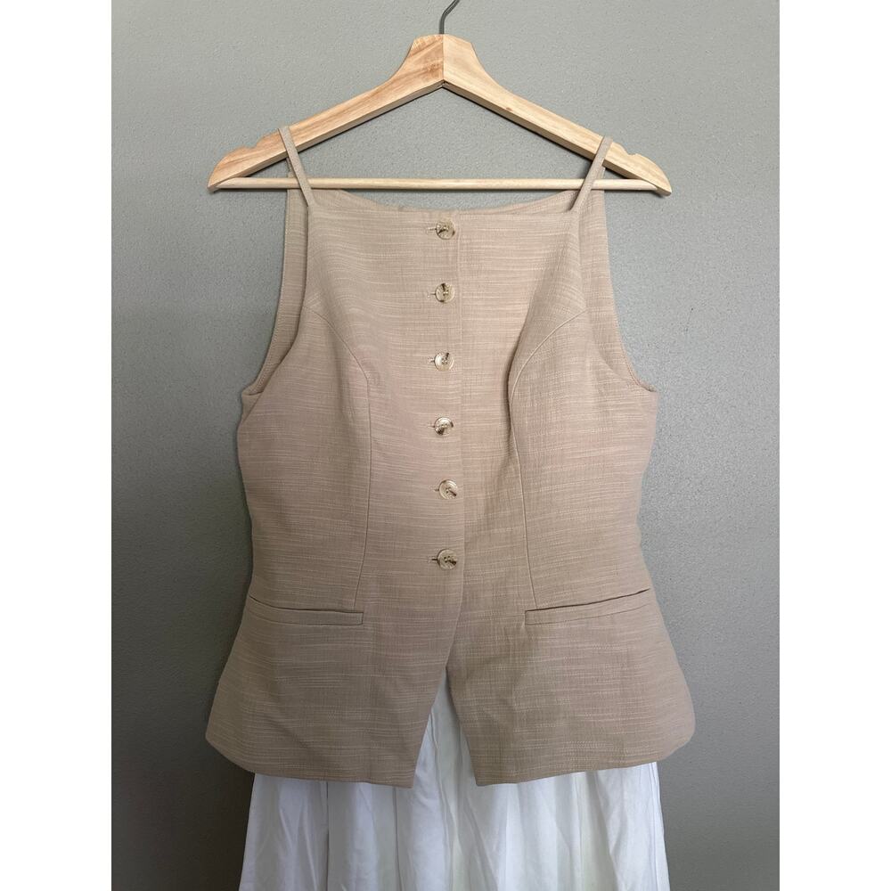 ASTR Longline Vest Mixed Media Dress Size Medium - Picture 5 of 7